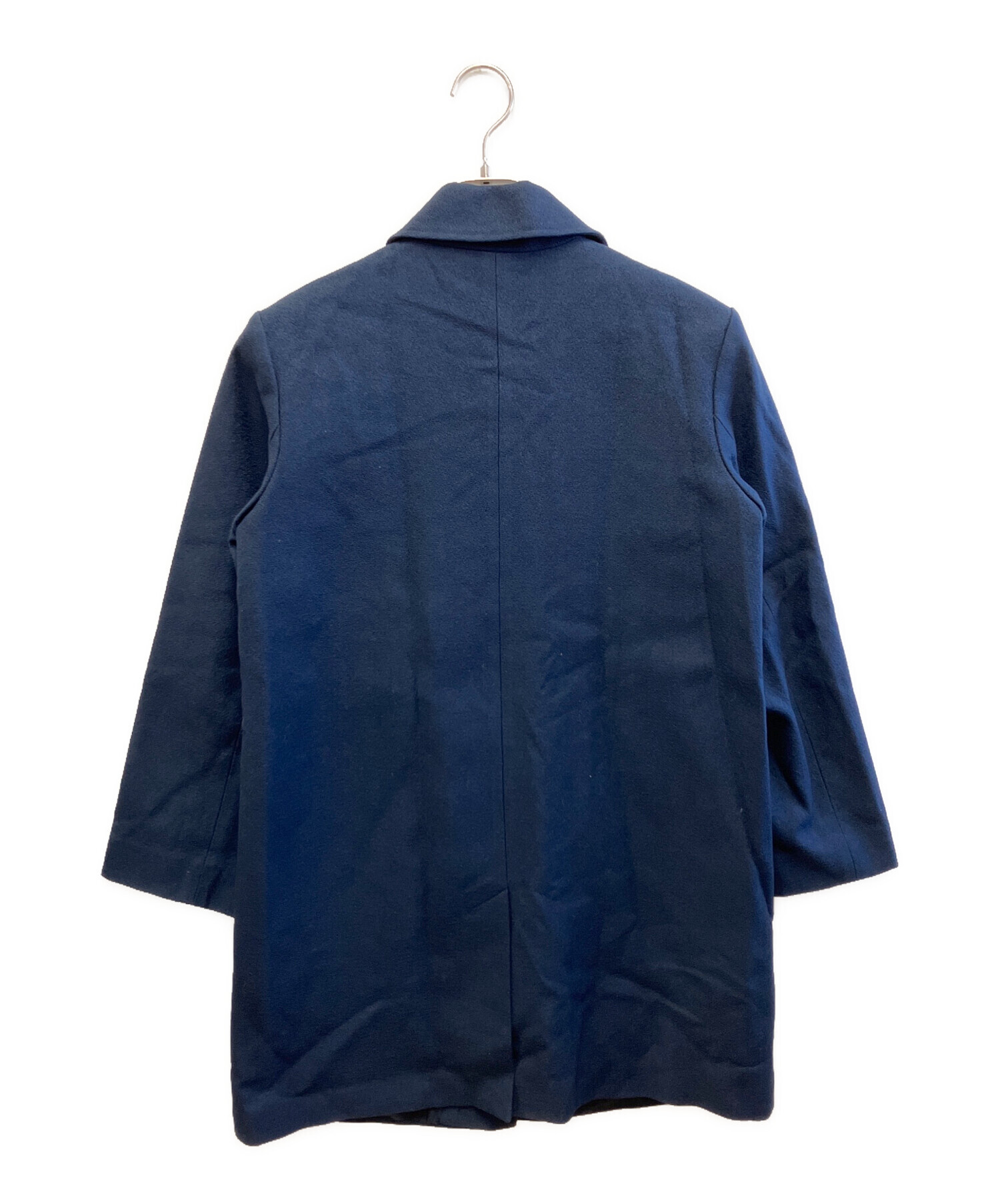 中古・古着通販】A.P.C. (アーペーセー) ステンカラーコート ネイビー