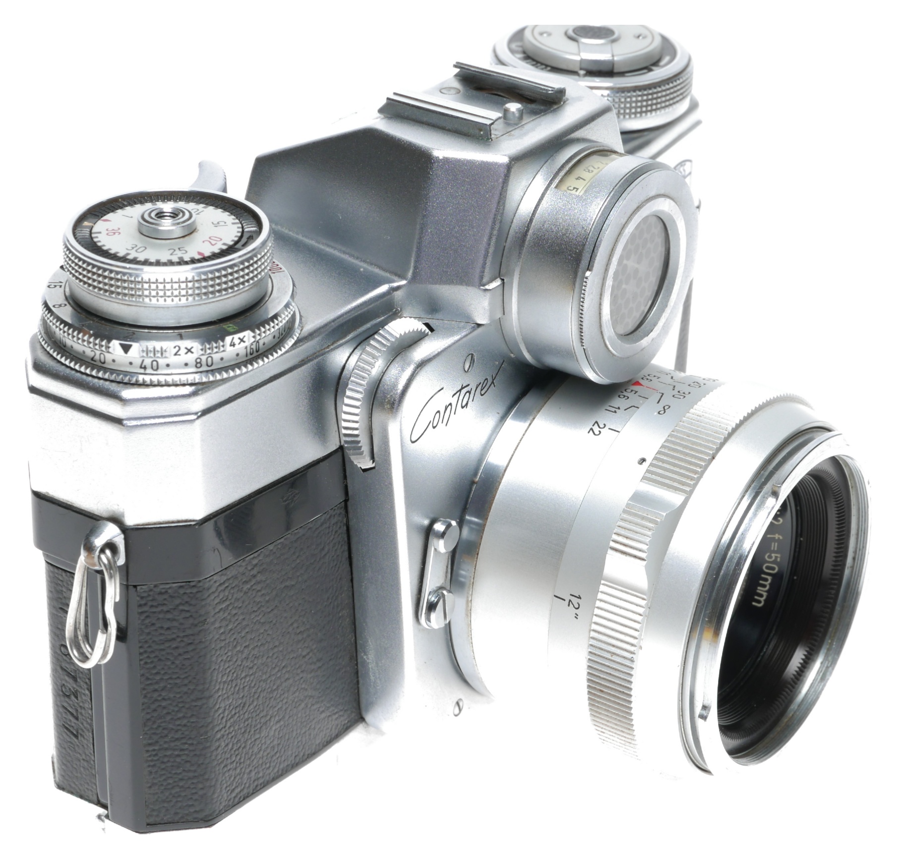 Zeiss Ikon Contarex Bullseye SLR Camera Planar 1:2 f=50mm Lens | eBay