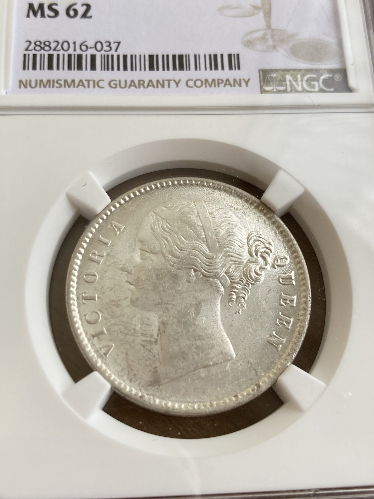 インド ルピー MS63 1900B NGC ヴィクトリア