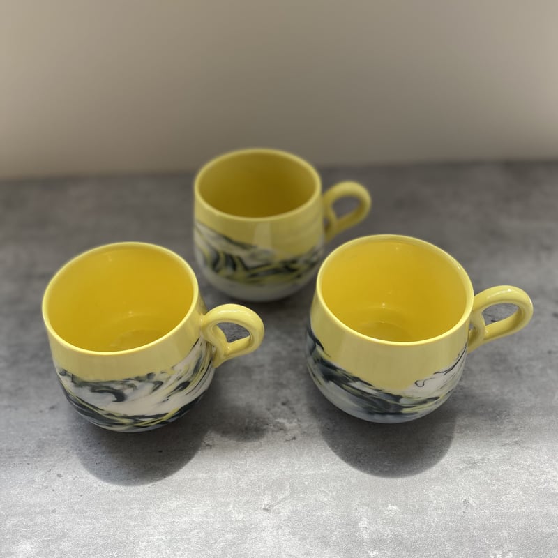 希少作☆鯉江良二☆織部マグカップ☆KIRIN MUG COLLECTION 希少作☆鯉