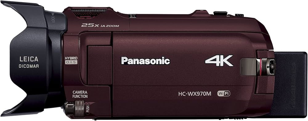 Amazon.co.jp: パナソニック 4Kビデオカメラ WX970M ワイプ撮り 軽量