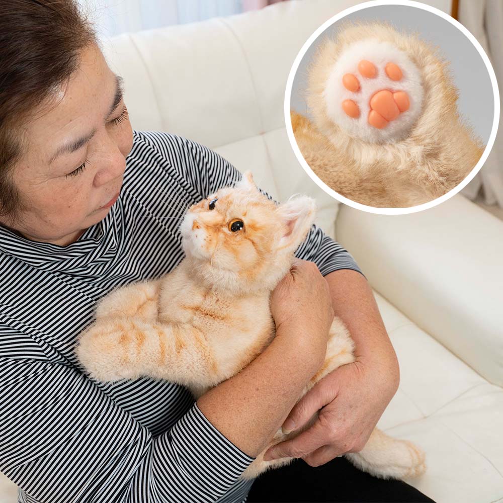 癒しのおもちゃ なでなでねこちゃんEX キジトラ【介護ロボット