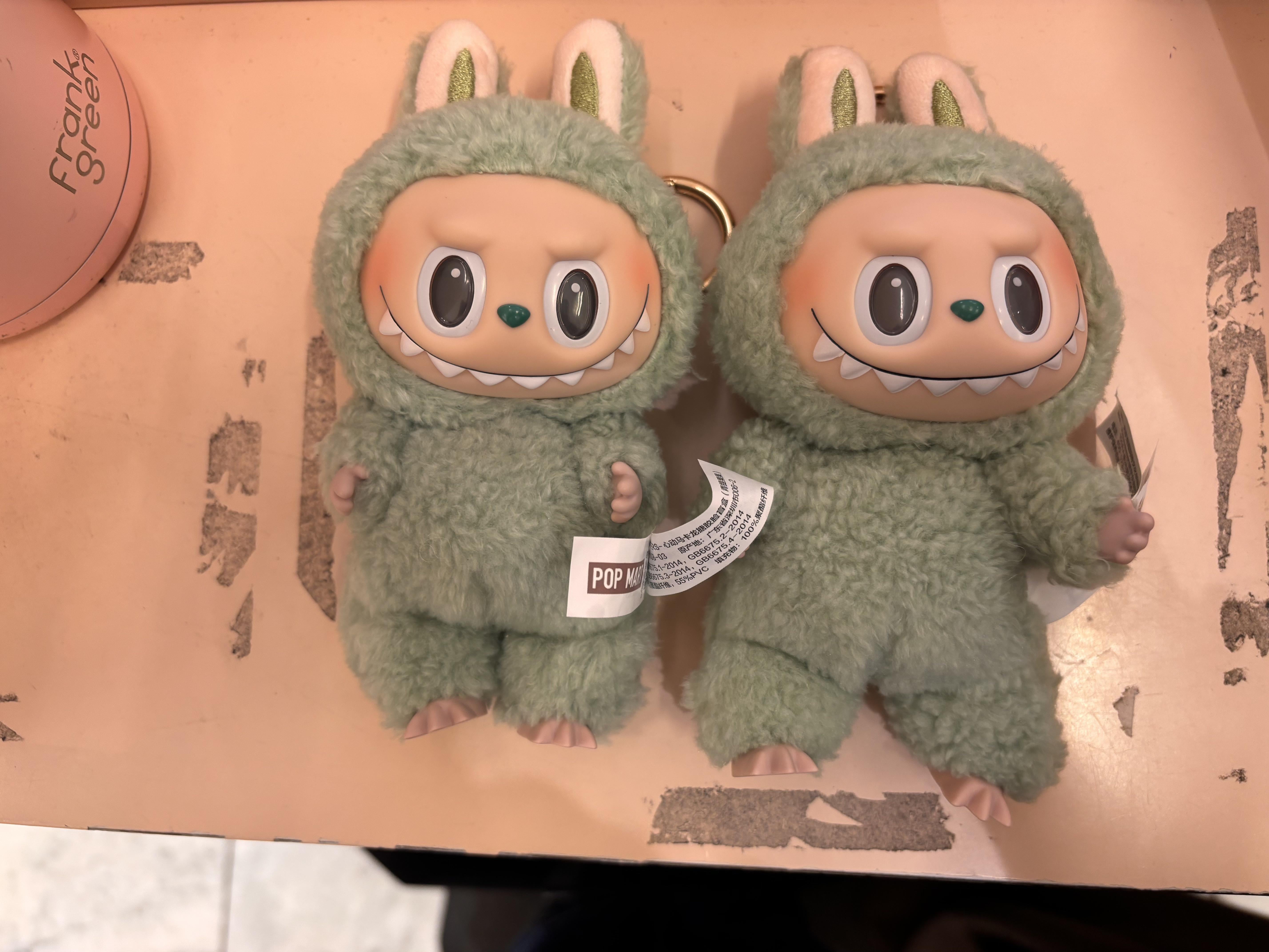 らぶぶぬいぐるみ緑（Green Grape） LABUBUぬいぐるみ3体セット