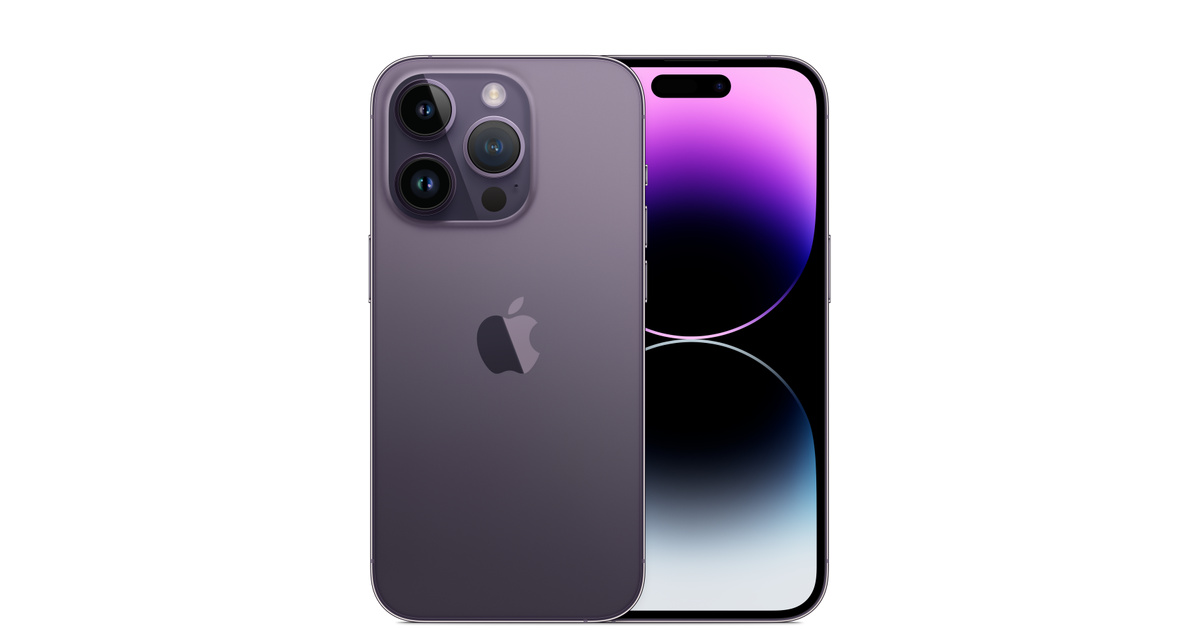 Refurbished iPhone 14 Pro 256GB - Deep Purple (Unlocked) - Apple