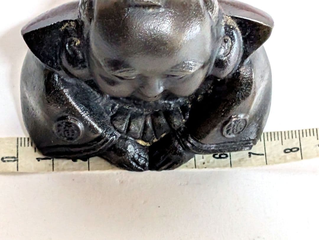 福助 文鎮 オブジェ 置物
