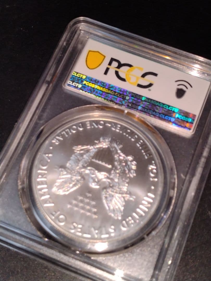MS70 2021年 イーグル銀貨タイプ1 （緊急発行）フィラデルフィア 純銀
