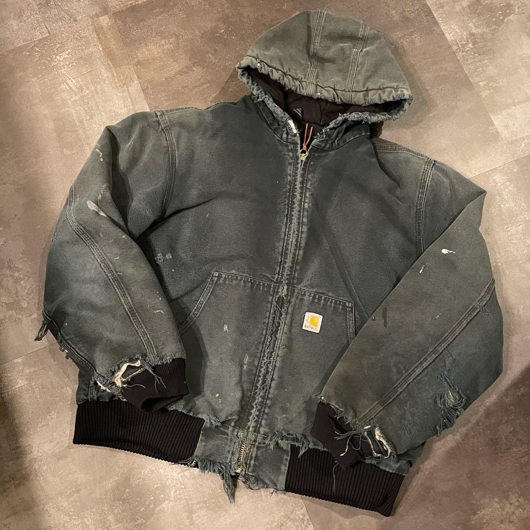 あ*り様 00s Carhartt カーハート アクティブジャケット ブラック 00s～ carhartt カーハート ブラック ダック アクティブジャケット
