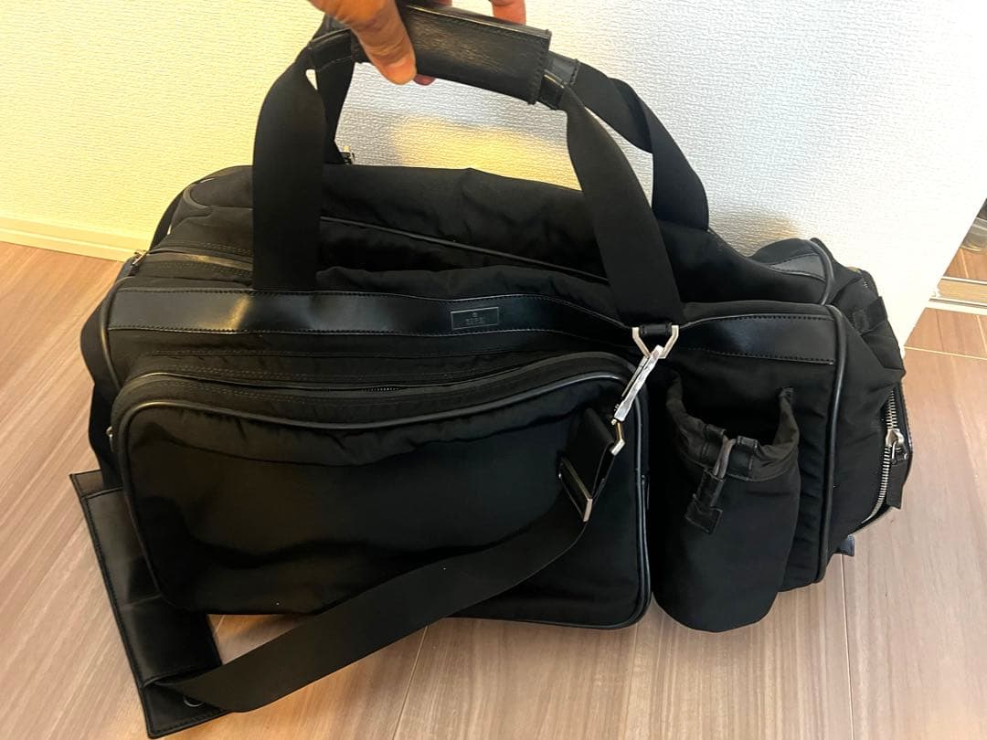 GUCCI グッチ レザーコンビ2WAYナイロンボストンバッグ GUCCI グッチ レザーコンビ2WAYナイロンボストンバッグ