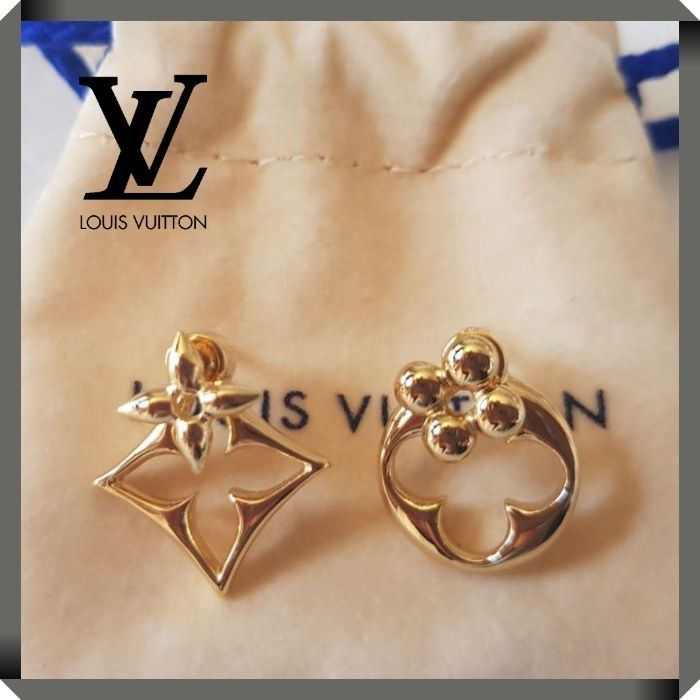 人気☆Louis Vuitton☆ゴールド フラワー ピアス (Louis Vuitton